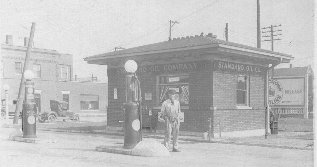 [George at his standard station]